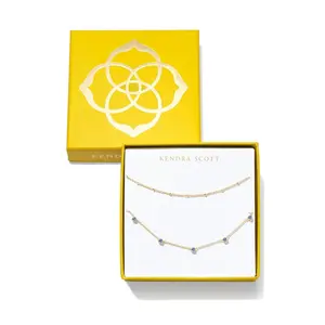 Kendra Scott Mandy Strand Necklace Set 2pc - Gold/Blue