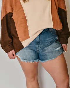 KanCan High Rise Shorts - Plus