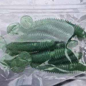 6 Pack Money (Green with flake) 3.8" Paddletails