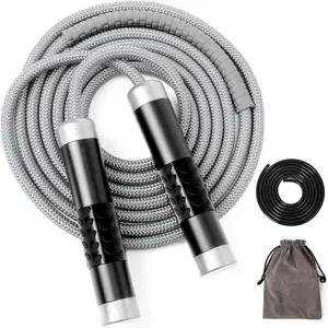 1lb Fitness Jump Rope with Adjustable Cord, Tangle Free Speed Rope with Aluminum Handles for Home Workout