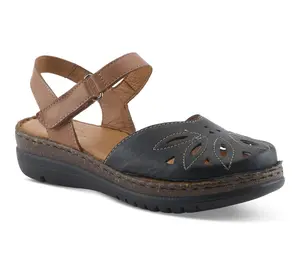 Spring Step Leather Sandal - Azmira