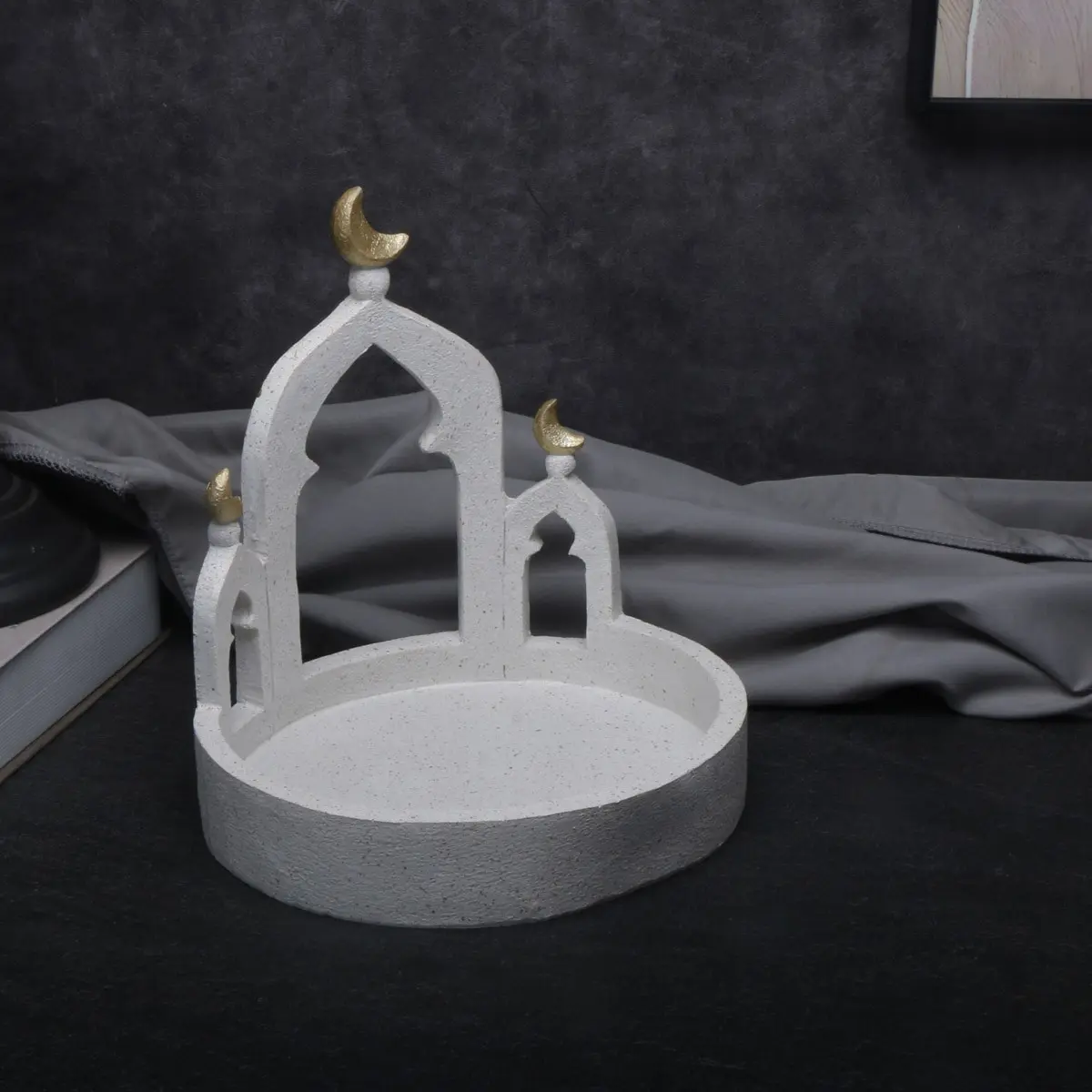 New Middle East Muslim Ramadan Decoration, Holiday Supplies Decorative Items, Home Decor Jewelry Box Storage Container, Stylish Religious Decor