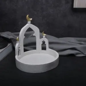 New Middle East Muslim Ramadan Decoration, Holiday Supplies Decorative Items, Home Decor Jewelry Box Storage Container, Stylish Religious Decor