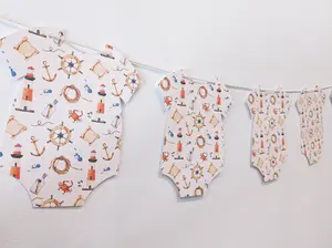 Sea Baby Shower Banner, Baby on Board Garland, Nautical Decorations for Baby Showers, Sprinkles, Gender Reveals