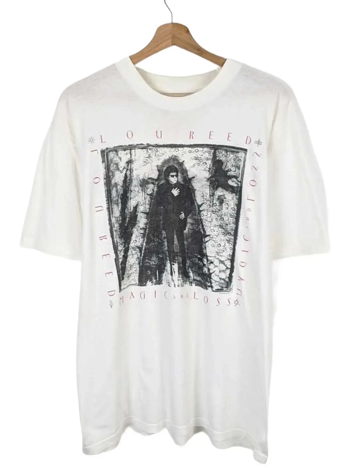 1992 Vintage Lou Reed Magic and Loss Classic White Unisex T-Shirt