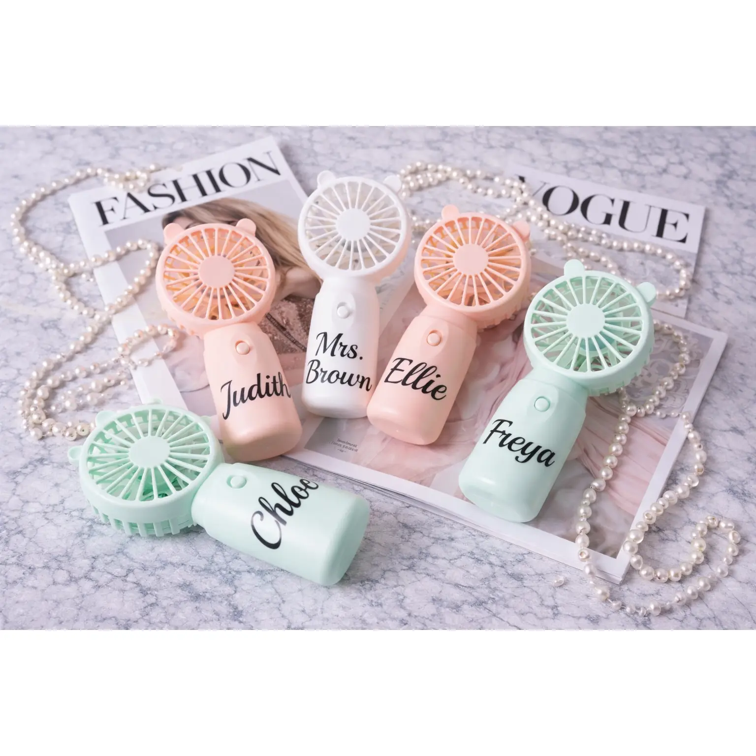 Personalized Mini Handheld Fans