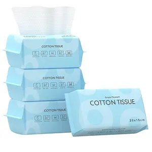 Disposable Face Towel, 1/2/4 Packs Travel Facial Cleansing Wet and Dry Makeup Remover Pearl Soft Face Towel, Household Cleaning Supplies