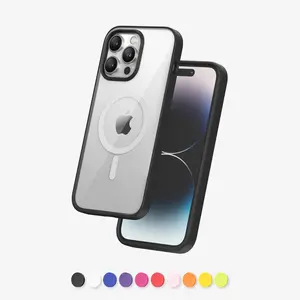 FLOLAB Surtect Tri-Fusion MagSafe Compatible Case – iPhone 14 Series (Black Clear)