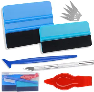 10 count Window Tint Tools Kit,  Vinyl Wrap Kit, Easy to Apply Glass & Window Film Application Kit,  Vinyl Wrap Tools - 2 count Felt  &   & Craft  &Edge Trimmer