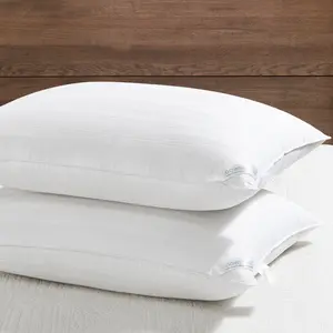 Downluxe Hotel Collection Bed Pillows – Set of 2, Soft & Breathable, Ideal for Back, Stomach, and Side Sleepers