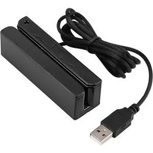 USB Swipe Magnetic Credit Card Reader 3 Tracks Mini Smart Card Reader MSR605 MSR606 Deftun USB Swipe Magnetic Credit Card Reader 3 Tracks Mini Smart Card Reader MSR605 MSR606 Deftun