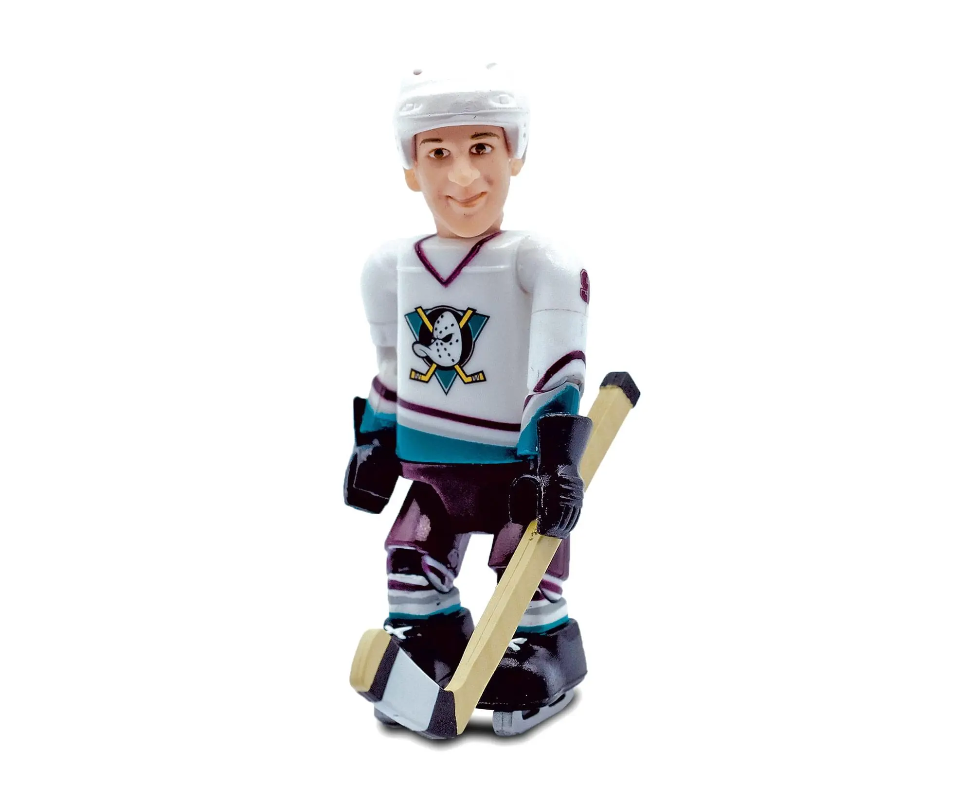 NHL Anaheim Ducks Paul Kariya SMITI 3-Inch Mini Action Figure, Licensed Item, Ages 12+, Choking Hazard Small Parts