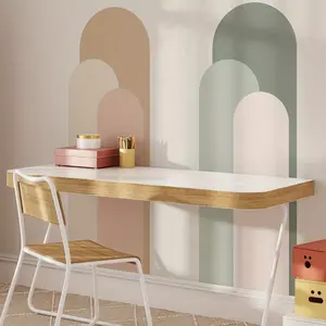 2 Roll  Boho arch element geometric art wall stickers, peel and stick wallpaper, living room bedroom decoration murals, home ideas, wall decor