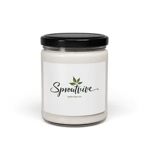 Clean Cotton Scented Soy Candle | Eco-Friendly Aromatherapy