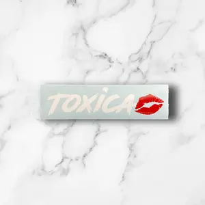 Tóxica decal sticker