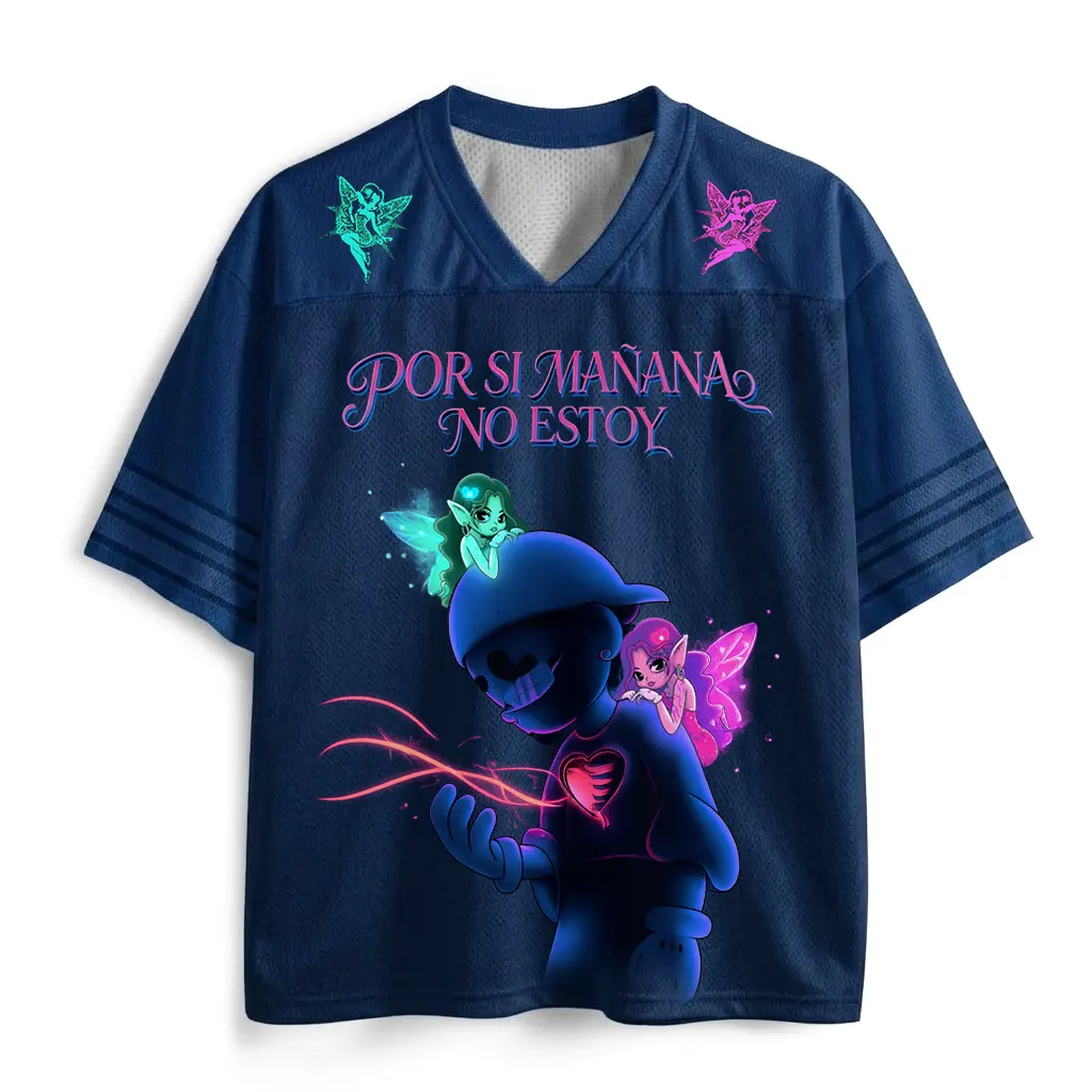 Omar Courtz Por Si Mañana No Estoy Tour 2026 Mesh Jersey, No Estoy World Tour 2026 Jersey, Ousi Fan Gift Shirt, Unisex Casual Top Tee