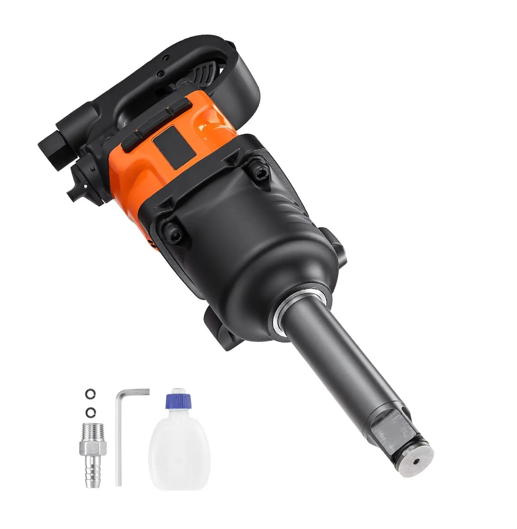 1 Inch Air Impact Wrench - 1800 ft-lbs Torque Pneumatic Impact Gun - 6" Anvil - Lightweight 18.7lbs - Heavy Duty Automotive Repair & Maintenance Tool 1000-2000 ft-lbf Impact Wrench Type