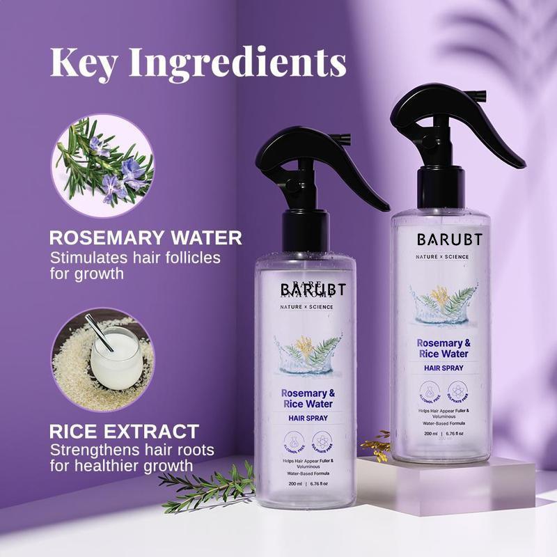 Rosemary Water Spray, Plant Extract, Helps Reduce Hair Loss, Nourish Hair, Smoothing Hair Care Spray