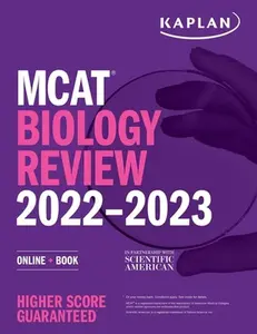 USED-MCAT Biology Review 2022-2023: Online + Book by Kaplan Test Prep (Paperback)