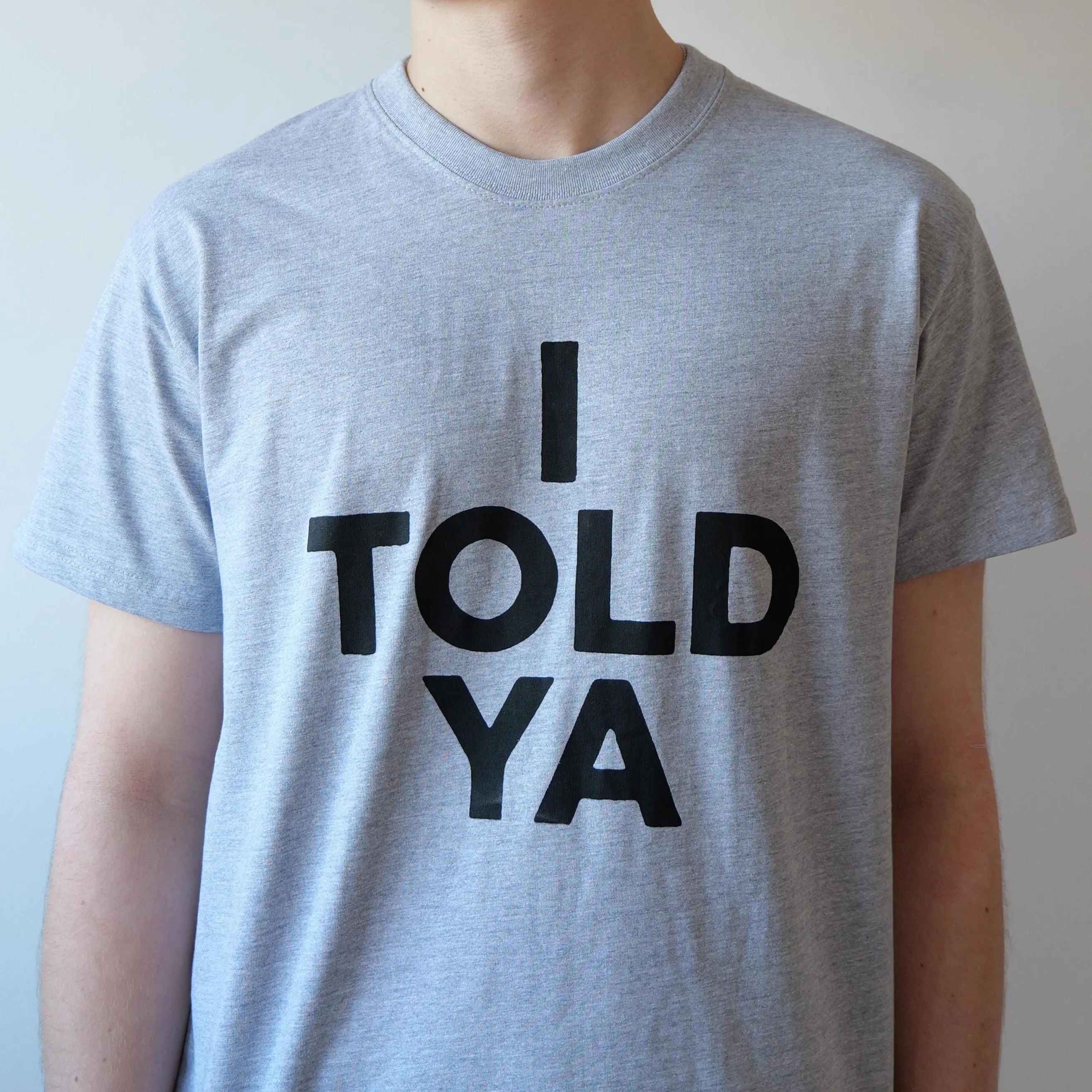I Told Ya T-Shirt - Challangers Inspired T-Shirt - Organic Heavyweight Cotton - Handmade Screen Printed - Worn by Zendaya