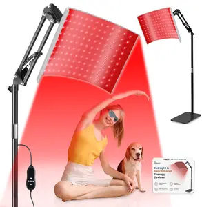 Oiameen 3-in-1 Red Light Therapy for Face and Body, 36W Red Light Therapy Lamp with Stand and Timer, Red Light Therapy Belt with 660nm & Infrared 850nm, for Pain Relief, Improve Sleep, Skin Health Treatment