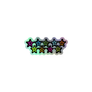 STARZ HOLOGRAPHIC STICKER
