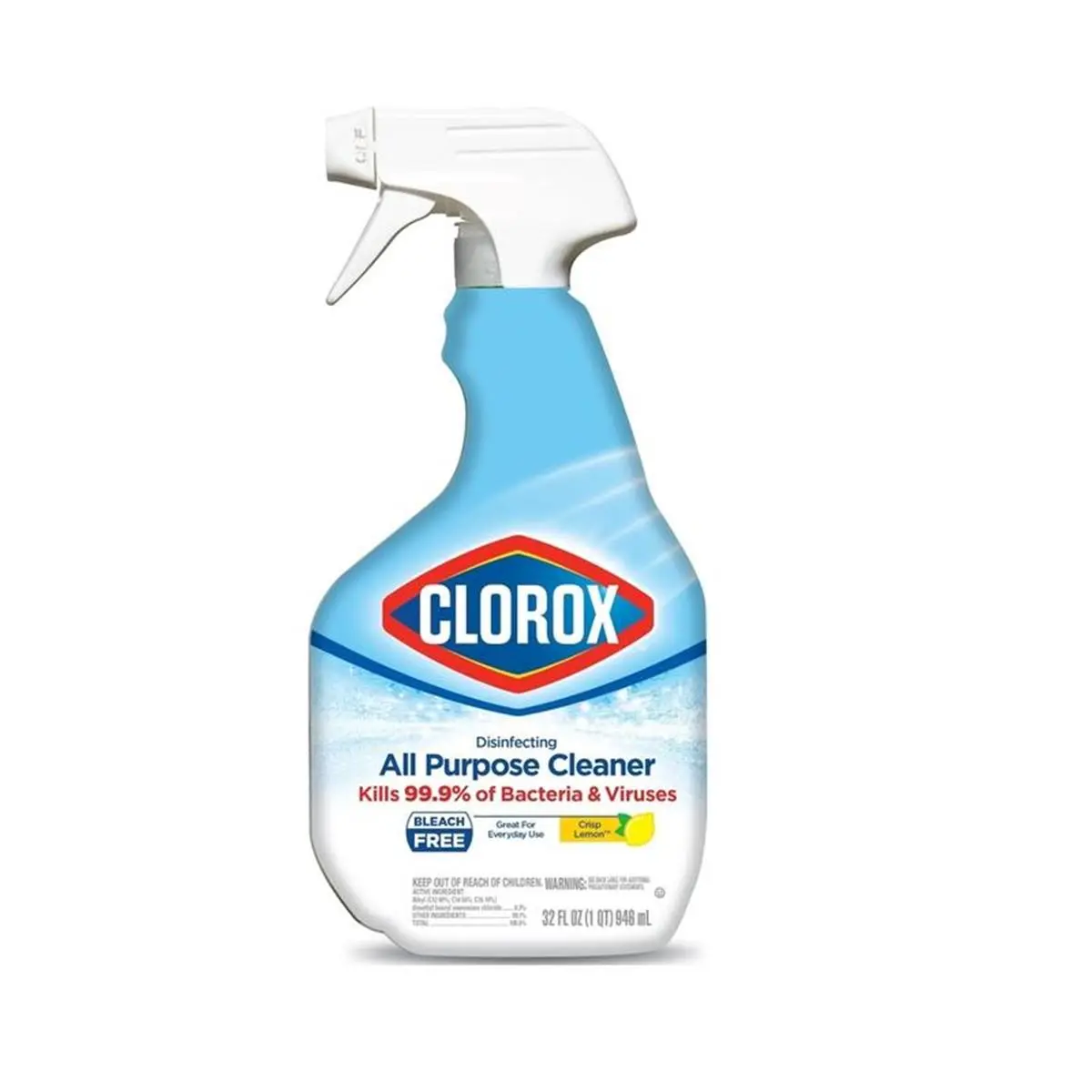 212 MAIN 32oz Bleach-Free Lemon Antibacterial Disinfectant Spray Cleaner - Daily Home Cleaning Products, Multi-Use All-Purpose Household Solution, Multi Use Spray