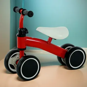 Baby Balance Bike No Pedals Riding Toys Ergonomic Seat for First Birthday Gift