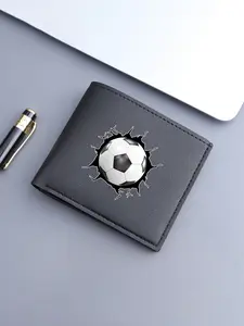 Boys Casual Football Fan Card Holder, Kids Wallet. Stylish and practical wallet for boys, ideal for young fans and perfect gifts for football lovers