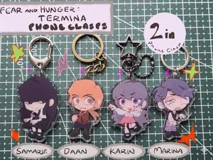 Fear and Hunger: Termina 2in Keychains Marina, Karin, Daan, Samarie