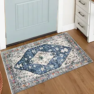 A variety of Bohemian-style small front door carpets, soft, non-slip and washable entrance mats, Bohemian low-fiber type door mat carpets, suitable for living rooms, kitchens, laundry rooms, bedrooms and bathrooms.