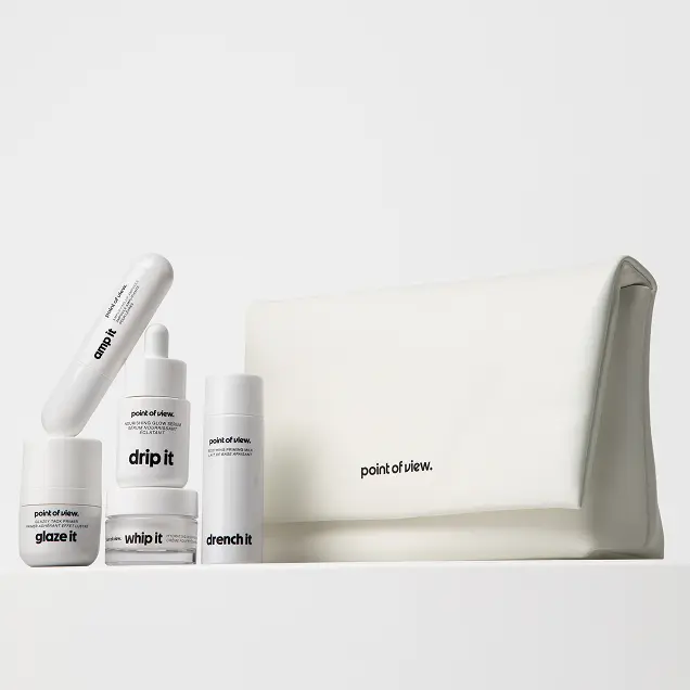 Shrunk It by Point of View Beauty: Ultimate (mini) Routine for Skin Repair, Hydration, and Glow Deep Treatment Set