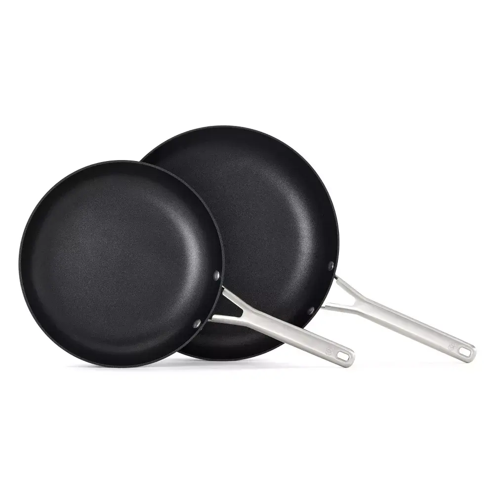 Calphalon 10" and 12" Hard Anodized Aluminum Nonstick Fry Pan: Nonstick Cookware Stay-Cool Handle Oven & Dishwasher Safe