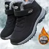 Men's Outdoor Snow Boots, Waterproof Winter Footwear, Warm Ankle Shoes for Cold Weather, Durable and Comfortable Design, Slip Resistant Boots, Anti Slip Boots, Non Slip Boots