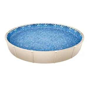 VEVOR Round Pool Liner 24ft Unibead Style Pool Liner 52in Wall Height Durable