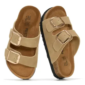 Project Cloud Kids Sandals with Adjustable Buckle | Memory Foam | Walking Footwear | Lightweight | Non-Slip - Little Santorini