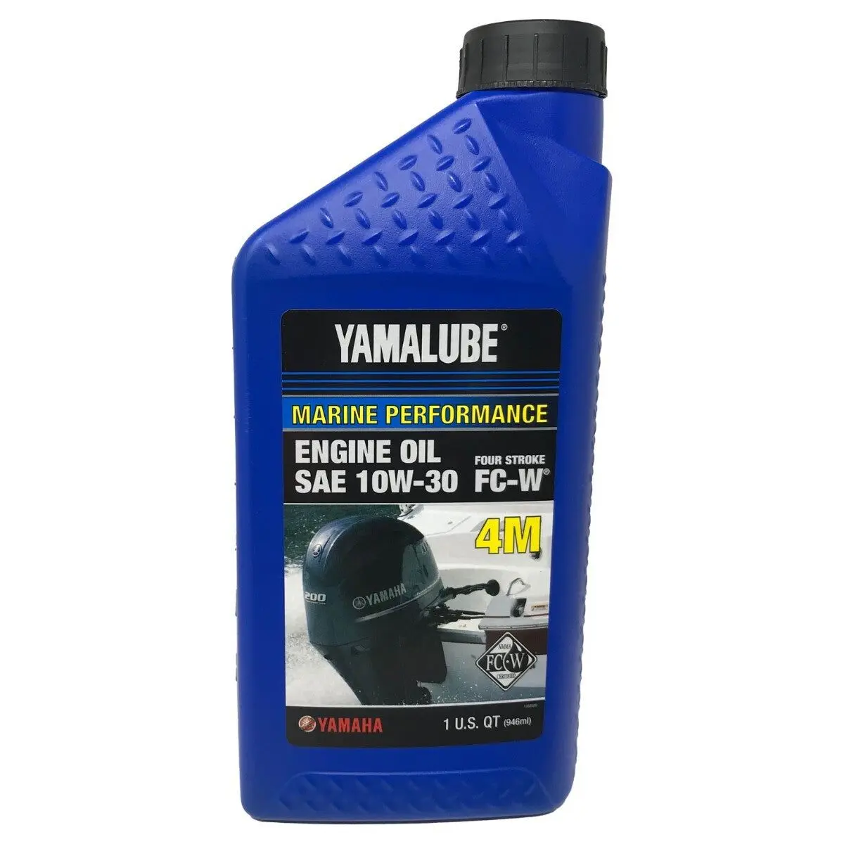 Yamaha Genuine OEM Yamalube Marine 10W30 Engine Oil LUB-10W30-FC-12