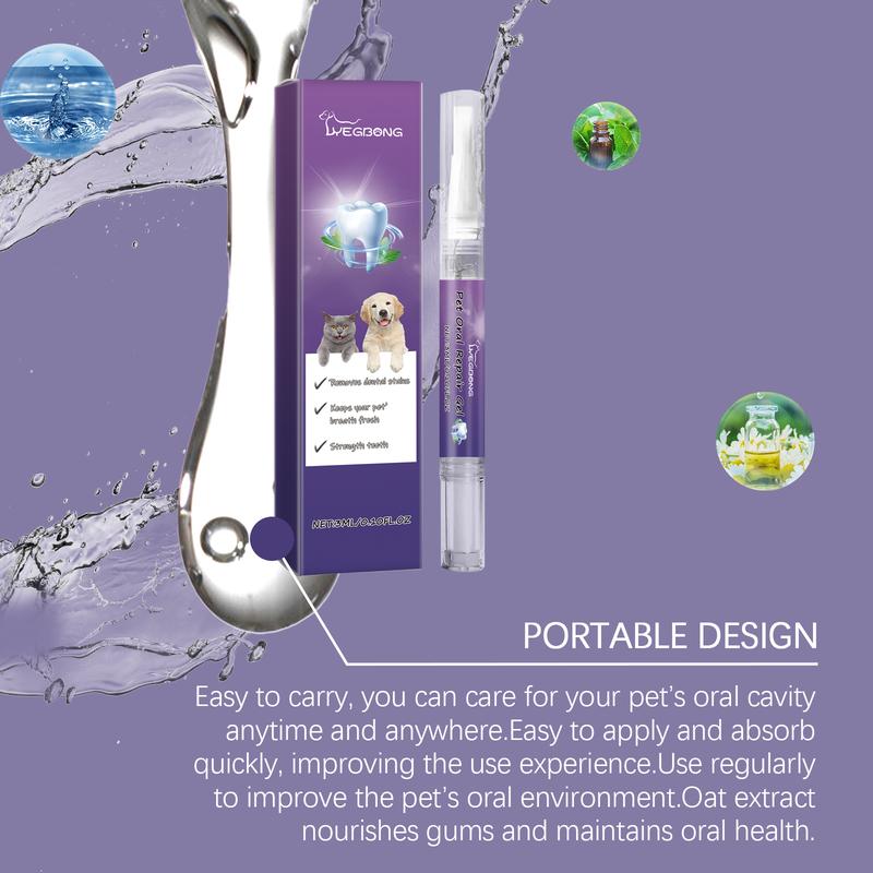 Pet Oral Care Gel - Pet Oral Cleaning, Tooth Stain Removal, Yellow Tooth Whitening, Daily Care Gellitter pellets, spray, litter tray, litter box, removal