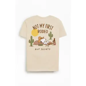 Riot Society Men's Peanuts Not My First Rodeo T-Shirt - Multicolor
