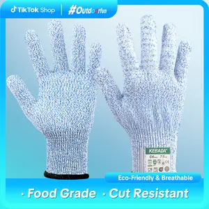 Kebada Cut Resistant Gloves, 100% Food Grade Cutting Gloves, ANSI A4 Protection Anti Cut Gloves outdoorfun