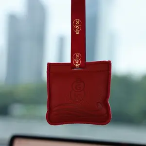 High-Grade Leather Car Air Freshener with Long Lasting Fragrance,Car Fragrance Sachet Bag - Elegant Solution