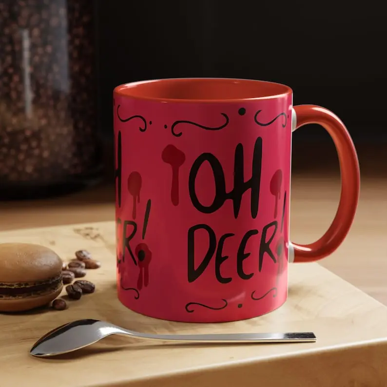 OH DEER Coffee Mug Hazbin Hotel Alastor Fan Gift 11oz mug