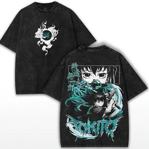 Muichiro  Demon Slayer Graphic Tee – Mist Hashira Anime Oversized Vintage Streetwear Shirt, Unisex Comfort Fit for Fans