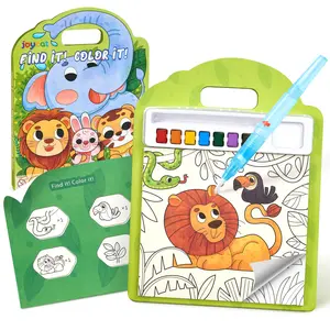 JoyCat Find & Color Paint with Water Coloring Books for Toddlers, Educational Seek and Find, No Mess Art & Craft Toy, Fun Learning Activity for Kids, Gift for Girls Boys