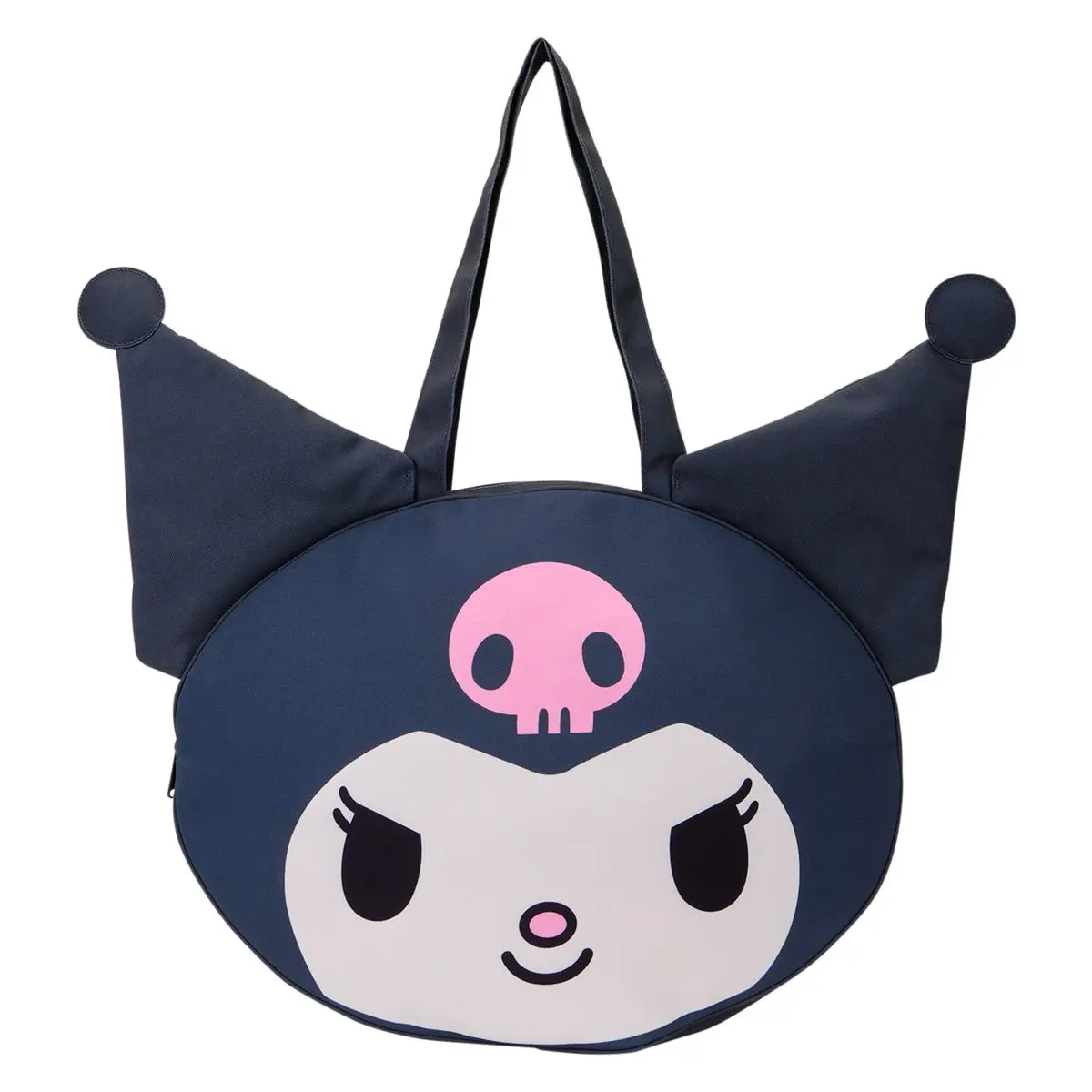 Women's Kuromi Oversized Canvas Tote Bag - Anime Character Graphic, Cartoon Character, Colorful Cartoon Theme Design, Anime Character Graphic Women's Tote Bags, Cartoon Character Women's Tote Bags