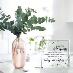 Wedding Memorial Sign, In Loving Memory Wedding Sign Remembrance Wedding Sign, Acrylic In Memory of for Wedding Table Centerpieces Ceremony Reception Anniversary Decoration christmas anniversary