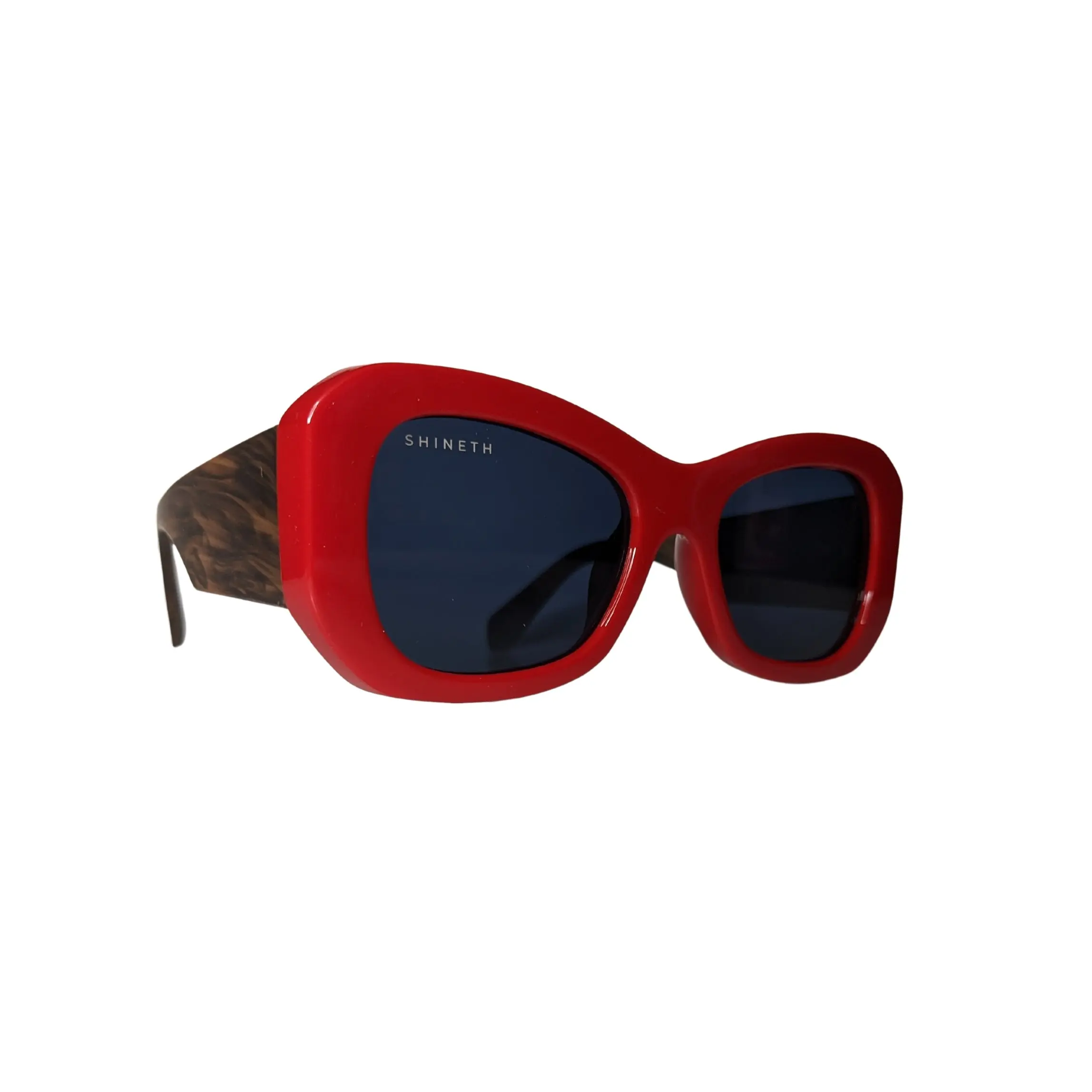 Red Flare Sunnies - Stylish Sunglasses with Unique Design and Lightweight Construction