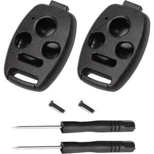 2 PCS Key Fob Case, No Cutting Required Key Shell Cases, Keyless Entry Remote Shell for Accord Civic EX Pilot CR-V