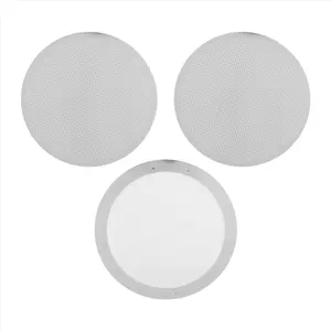 3 Pack Metal Reusable Coffee Filter Mesh for AeroPress Coffee Maker Espresso Maker, Silver