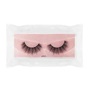 Viral 3D Faux Mink Lashes 1 Pair Dramatic Dense False Eyelashes Reusable Makeup Tools for Party Look